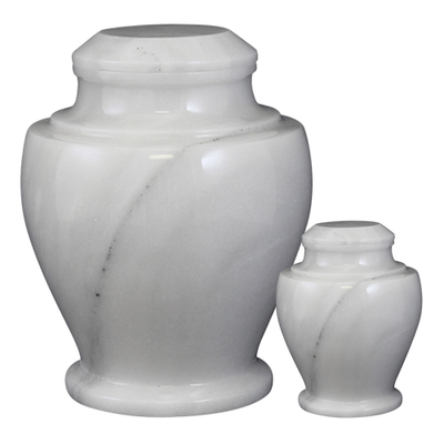 Carpel Antique White Cremation Urns